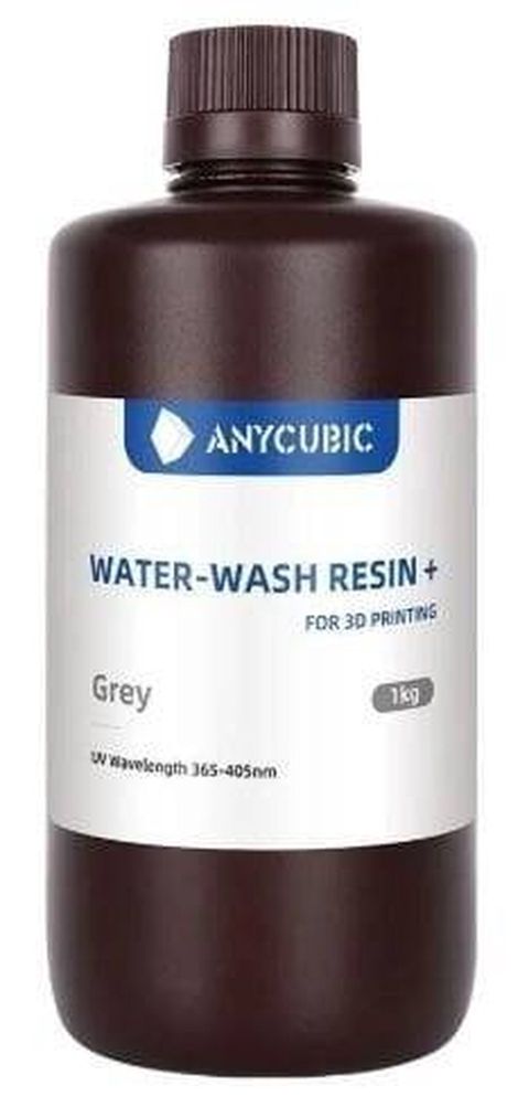 Anycubic Water Wash Reçine, Boz – 1 kq Suda yuyula bilən fotopolimer — Bakı