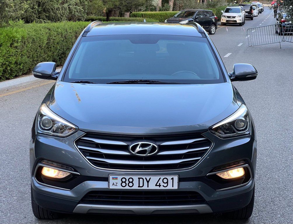Hyundai Santa Fe, 2.0 L, 2016 il, 181 000 km 88-DY-491 — Avtomobillər, Bakı (9)