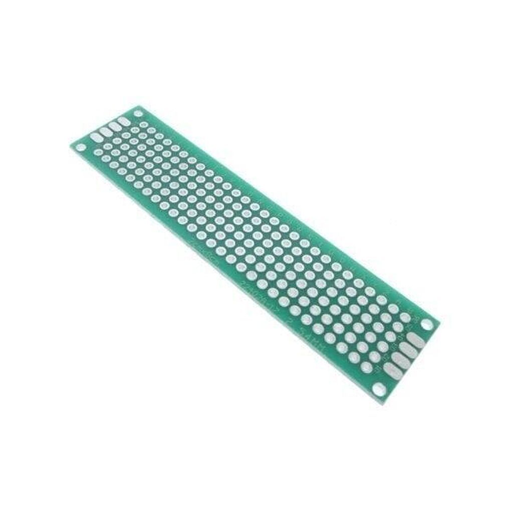 İki Üzlü Deşikli Plata – Pertinaks 2x8 sm - Ölçü: 2 x 8 sm — Smartfon ehtiyat hissələri, Bakı (2)