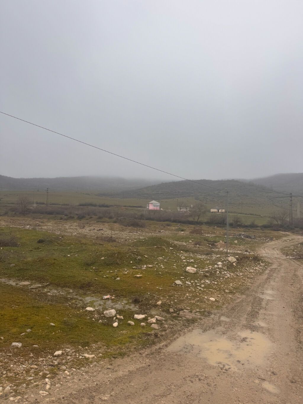 Şabranda Pirədəbil kəndinə gedən, Shabran Wellbeing Resort otel — Torpaq, Şabran (2)