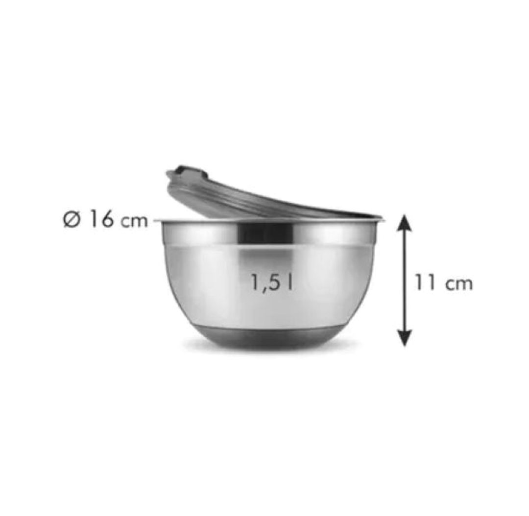 Kasa Tescoma Grandchef, paslanmayan polad, gümüşü, 1.5 l, 16 sm — Mallar, Bakı (3)