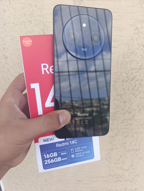 Redmi 14C, 256 GB, rəng - Qara, İki sim kartlı — Bakı