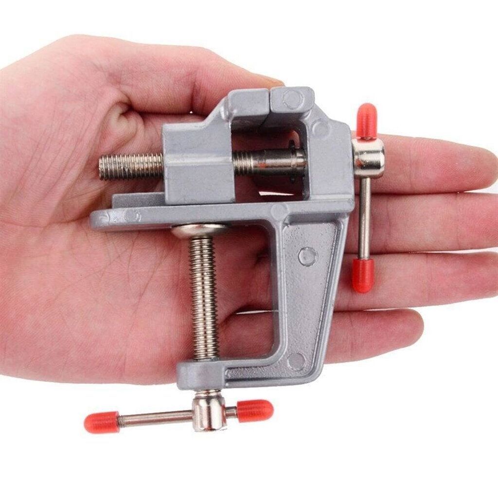 Mini Elektronikçi Qısqac – Masa Qısqacı (Mengene) Kiçik miqyaslı — Əsin və kemlər, Bakı