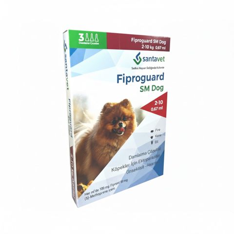 İtlər üçün bit və gənə əleyhinə damcı Fiproguard SM, çəki 2-10 kq 0.67 ml — Bakı