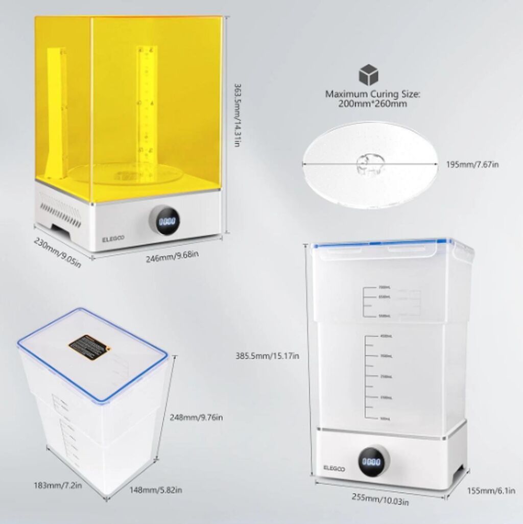 Elegoo Mercury XS Bundle – 3D Qatran Çapları üçün Yuma və Kürləmə — Printerləri, Bakı (3)