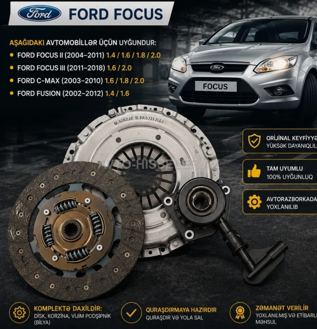 Ford Focus 2005-2011 debriyaj dəsti Mufta Çaşqa Feredo — Bakı