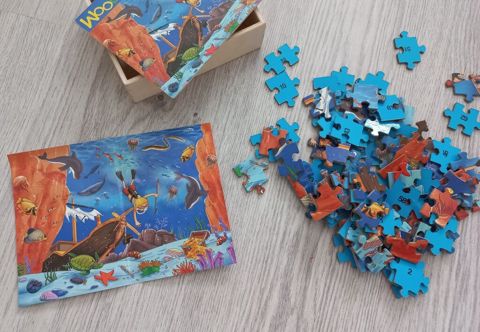 Taxta Puzzle – “Underwater Adventure” - 84 ədədlik puzzle dəsti — Bakı