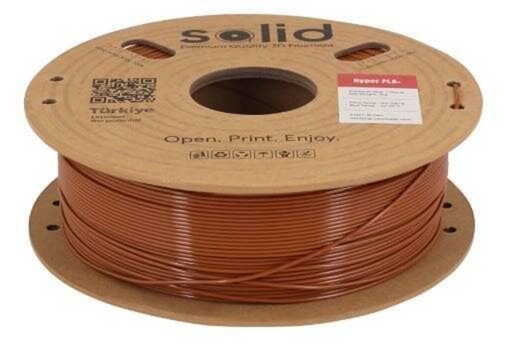 Solid Filament Hyper PLA+ Qəhvəyi – 1 kq Yüksək sürətli və sabit — İstehlak malları və aksesuarlar, Bakı (3)