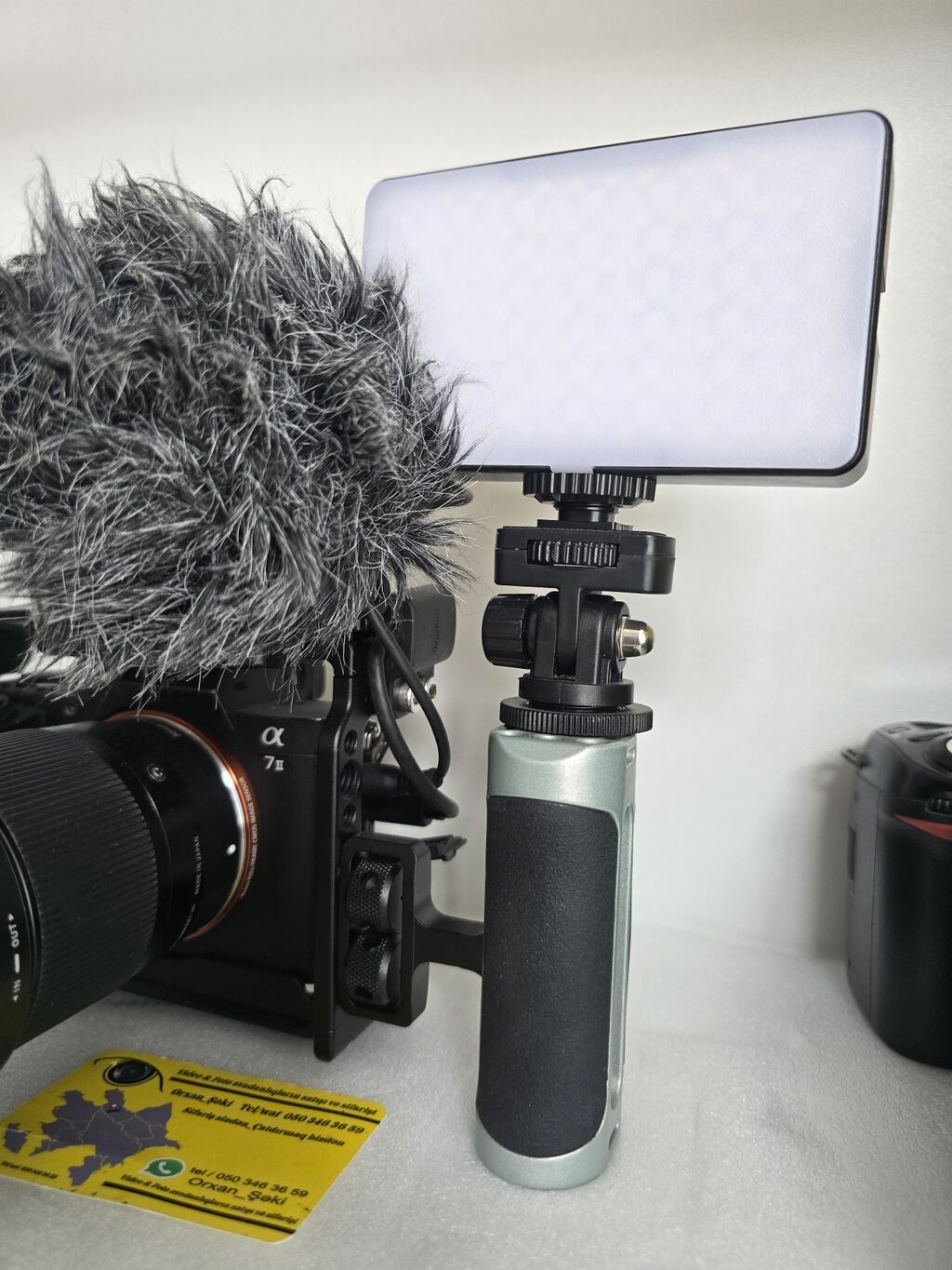 Sony Alpha a7 II foto-video çəkiliş üçün Tam kamplekt. Şəkildə nə — Fotoaparat, Şəki (9)