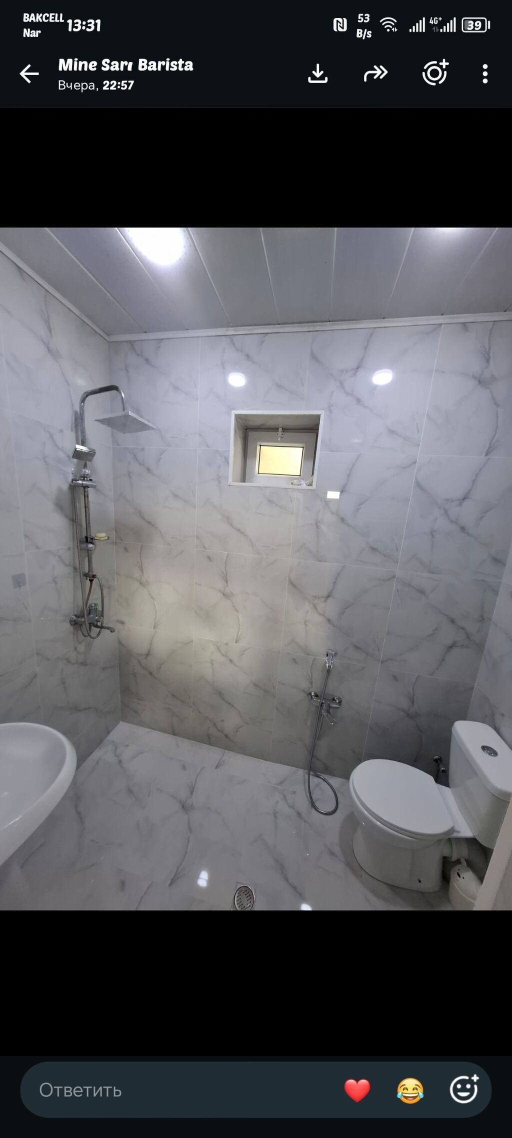 2otaqlı evdi. Senedi paket kupçadı. Heyet evidi. Heyetine 1maşın gire — Mənzil, Digah (3)
