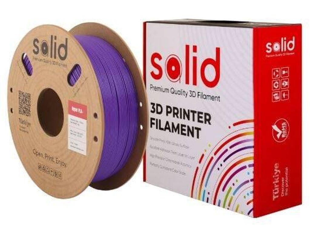 Solid Filament Hyper PLA+ – Bənövşəyi, 1 kq Yeni nəsil, yüksək — İstehlak malları və aksesuarlar, Bakı (4)
