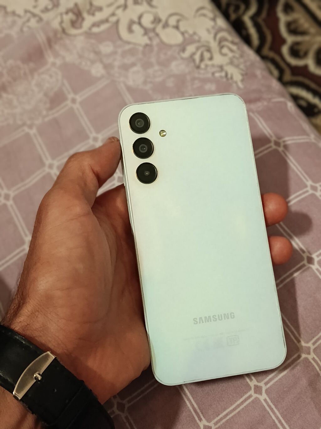Samsung Galaxy A15, 128 GB, rəng - Ağ, Barmaq izi — Samsung, Şirvan (2)