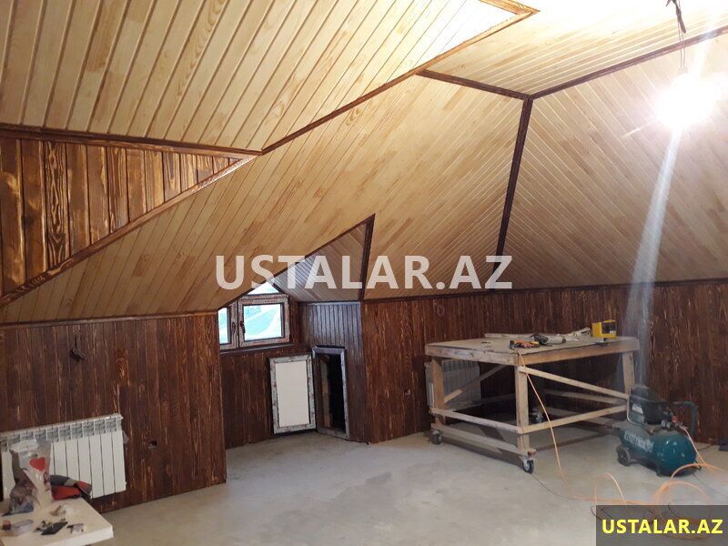 Absifka Mansart sauna pol parket ustasi — Digər, Bakı (6)