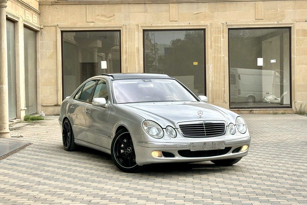Mercedes E 240, 2.6 L, 2002 il, 318 000 km — Avtomobillər, Bakı (4)