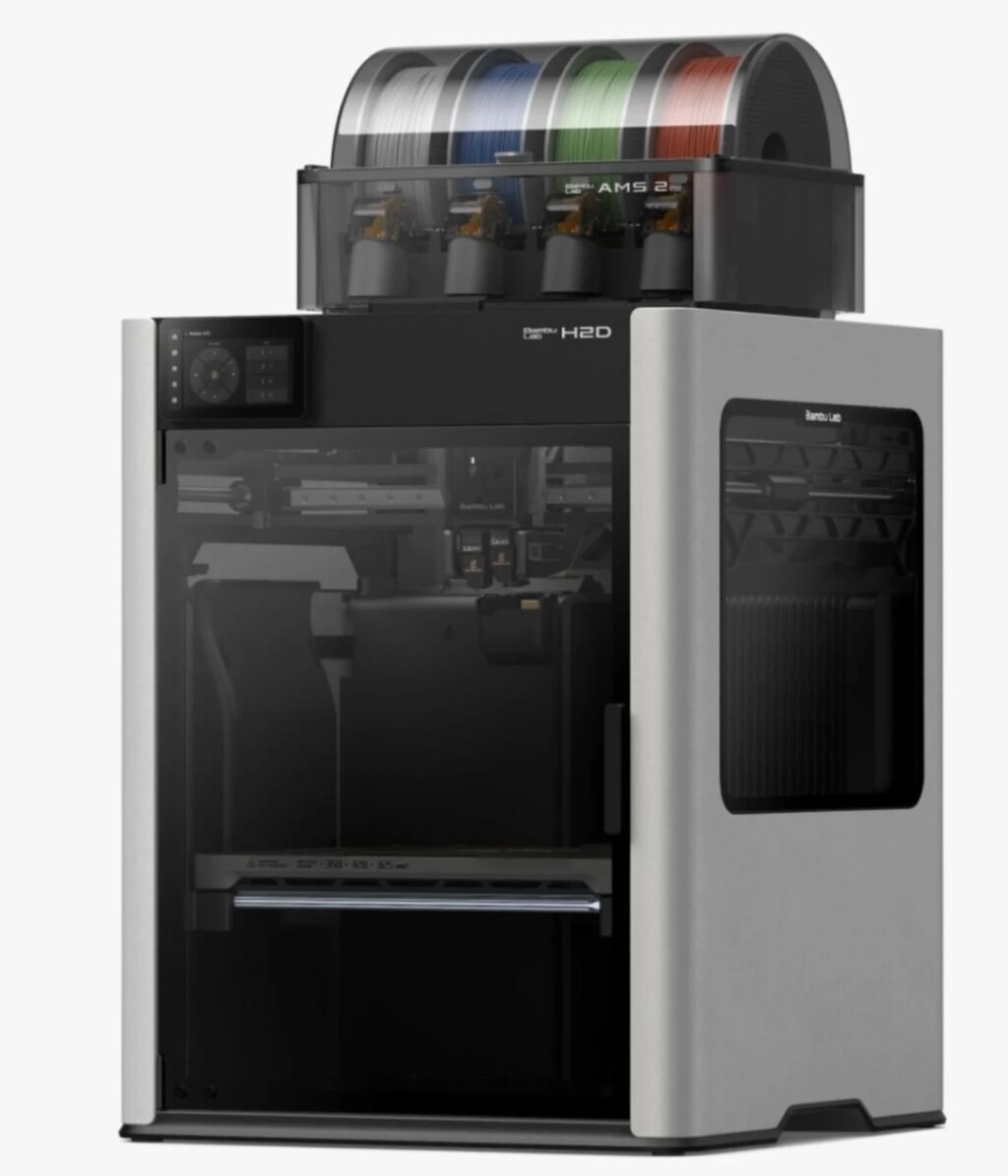 Bambu Lab H2D Combo Dual AMS 2 Pro Bundle 3D Printer — AI dəstəyi — Printerləri, Bakı (3)