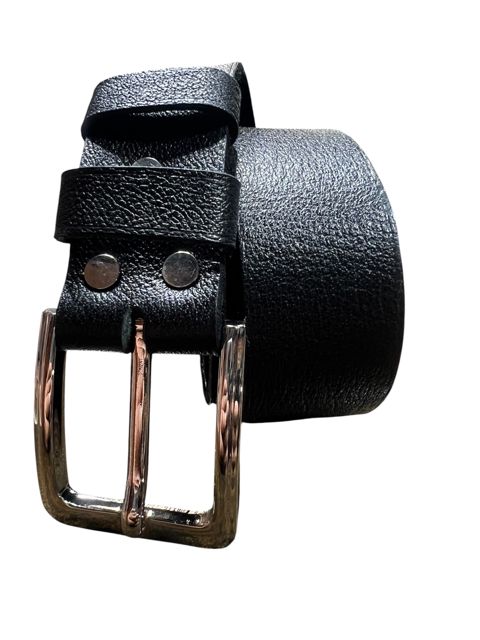 Kəmər kişilər üçün OL-04, dəri, qara, ölçü 125 — Bakı
