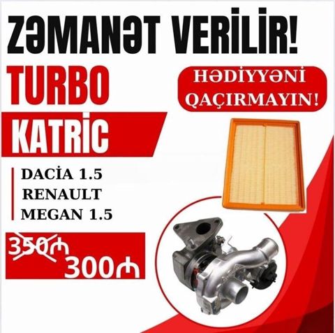"Renault Megane 1.5" turbosu Zemanet. Yazili sekilde Turbolarin — Bakı
