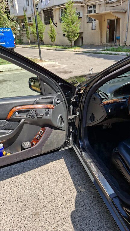 Mercedes S 320, 3.2 L, 2001 il, 463 900 km — Avtomobillər, Bakı (9)