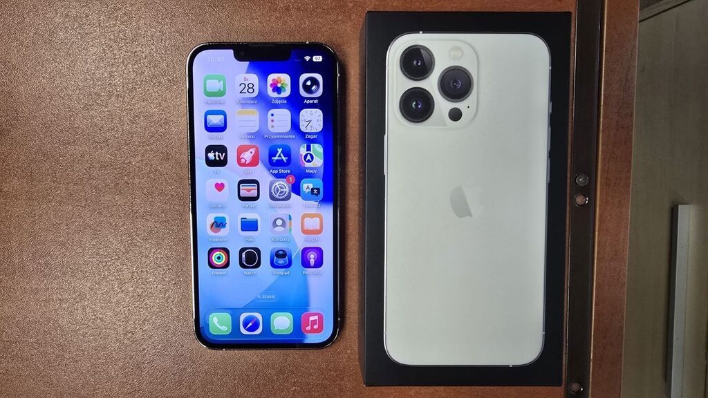 IPhone 13 Pro, 128 GB, White Titanium, Zəmanət, Kredit, Sənədlərlə — Apple iPhone, Neftçala (3)
