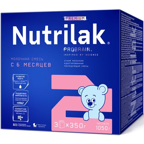 Uşaq üçün qarışıq Nutrilak Premium 2, 6-9 ay, 1050 q — Bakı