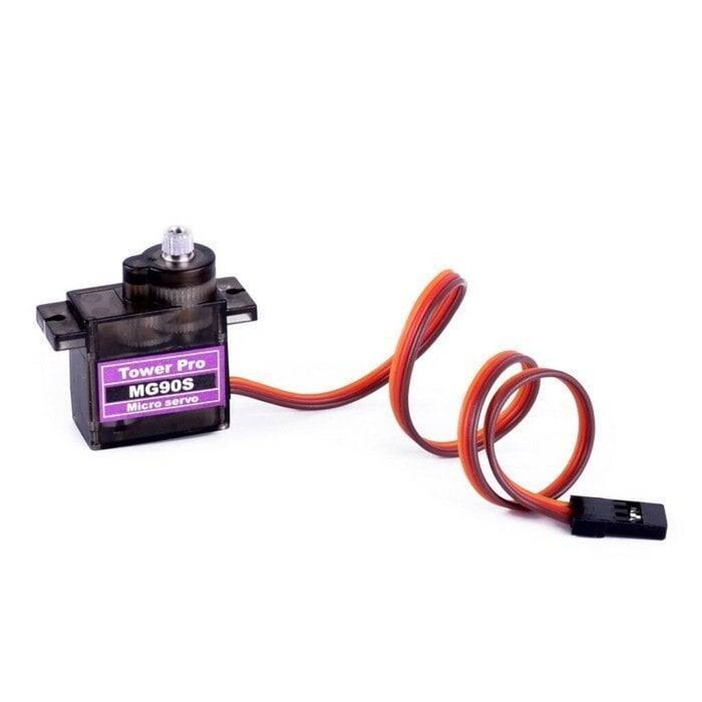 MG90 Servo Motor Metal Dişli – 180° (Tower Pro MG90S) Tower Pro MG90S — Fəliz məmulatı, Bakı