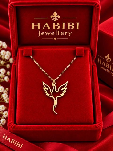 Kulonlu zəncir qadınlar üçün Habibi Jewellery HJ979, qızıl 585 əyar, qızılı — Bakı