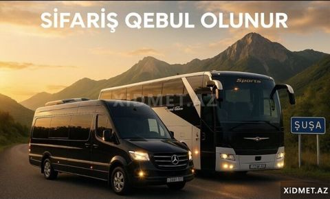 Bölgələrə və Şəhərdaxili Avtobus sifariş — Bakı