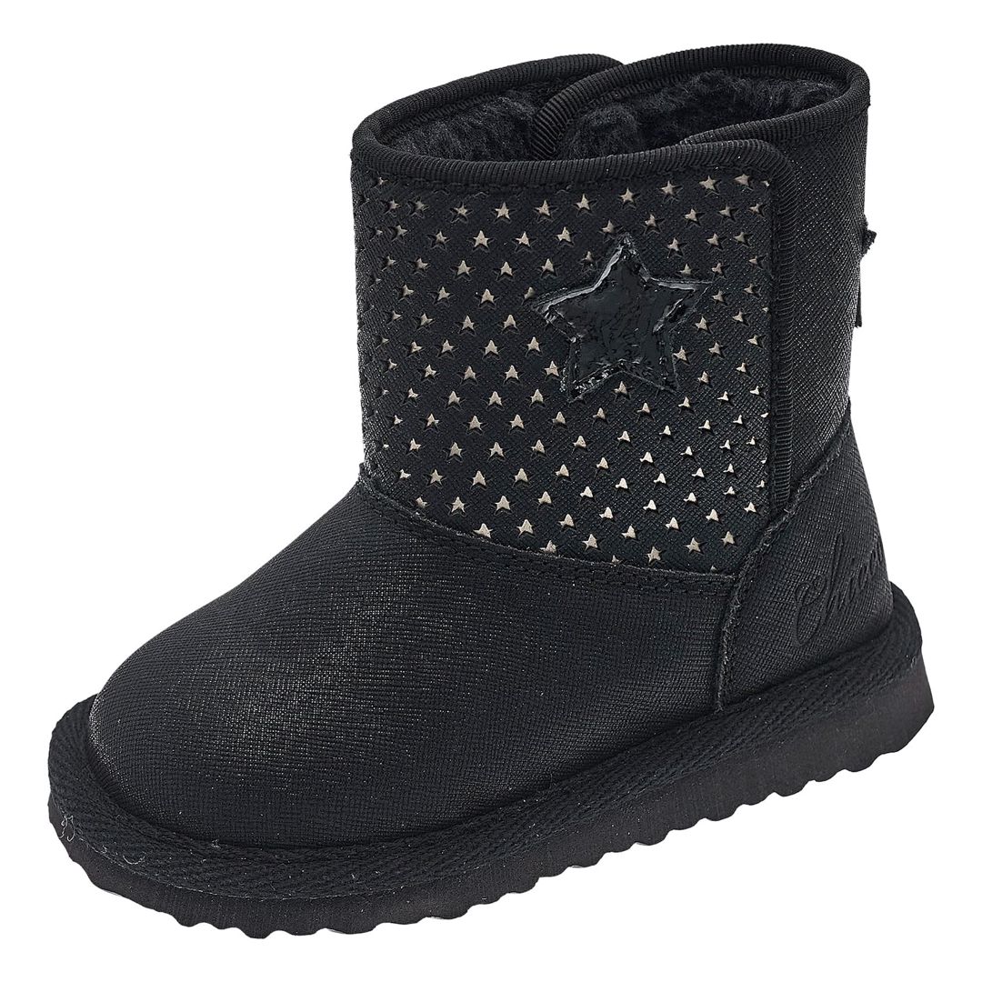 Qızlar üçün xəz ayaqqabı Chicco 1072125000000-870, qara, poliuretan, ölçü 28 — Mallar, Bakı