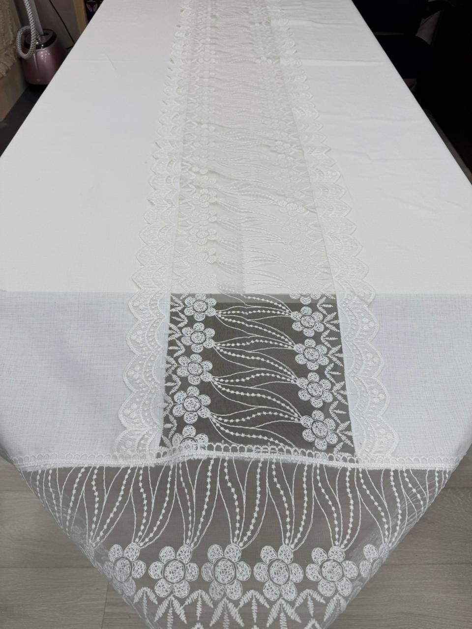 Süfrə Annaberry BL111, ağ, parça, 160х220 sm — Mallar, Bakı (3)