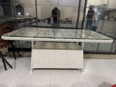 Bağ/tərəz verandası üçün rattan dəst Komplekt: - 1 ədəd üçnəfərlik — Fatmayı