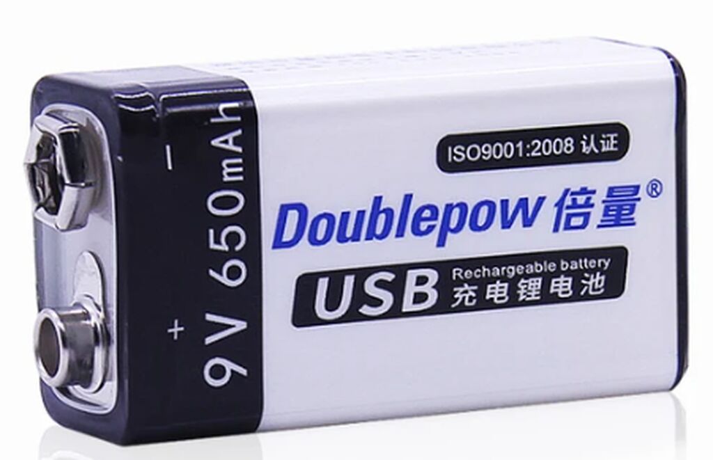 9V 650mAh USB Şarjlı Li‑ion Batareya Model: 9V Li‑ion şarj edilə — Smartfon ehtiyat hissələri, Bakı (2)