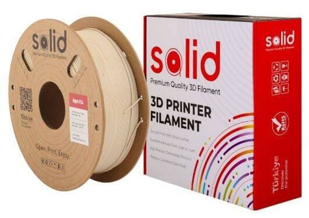 Solid Filament Hyper PLA+ Bej – 1 kq Yeni nəsil Solid Hyper PLA — İstehlak malları və aksesuarlar, Bakı (2)