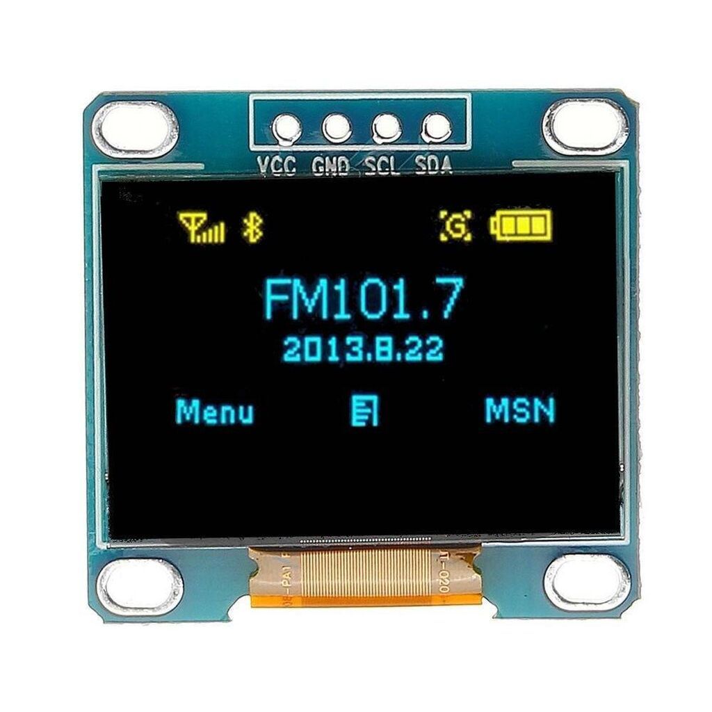 0.96" I2C OLED Ekran (SSD1306) Arduino və digər mikrokontroller — Smartfon ehtiyat hissələri, Bakı