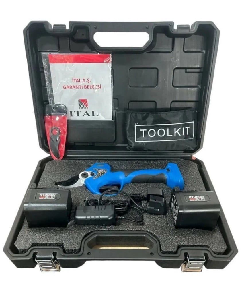 Bağban qayçısı Hyundai LASERCUT-35XP, elektrikli, 35 mm maksimal kəsmə diametri, 16.8 Vt — Mallar, Bakı (2)