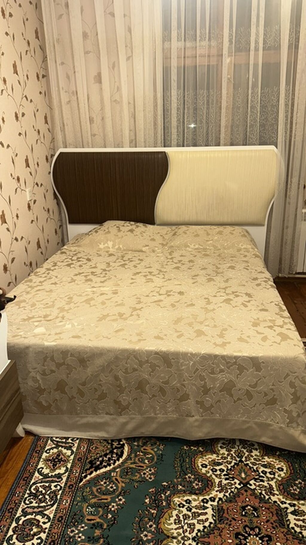 Yataq otağı mebel dəsti - Komplekt: ikinəfərlik çarpayı, sürüşkən — Yataq otağı mobilya dəstləri, Bakı