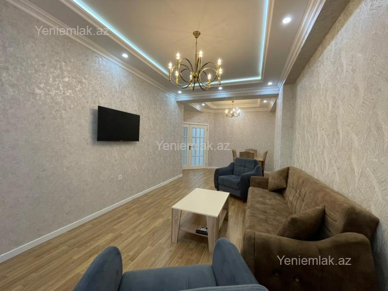 Kirayə 3 otaqlı Bina evi menzil (Yeni tikili), 120 m², Nərimanov rayonu — Mənzil, Bakı