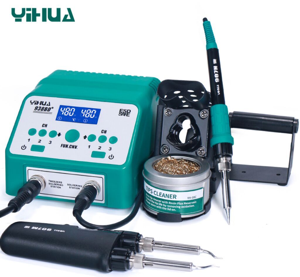 Yihua 938BD+ SMD İsti Pincet Lehimləmə Stansiyası (Yenilənmiş Versiya) — Lehimlə avadanlığı, Bakı