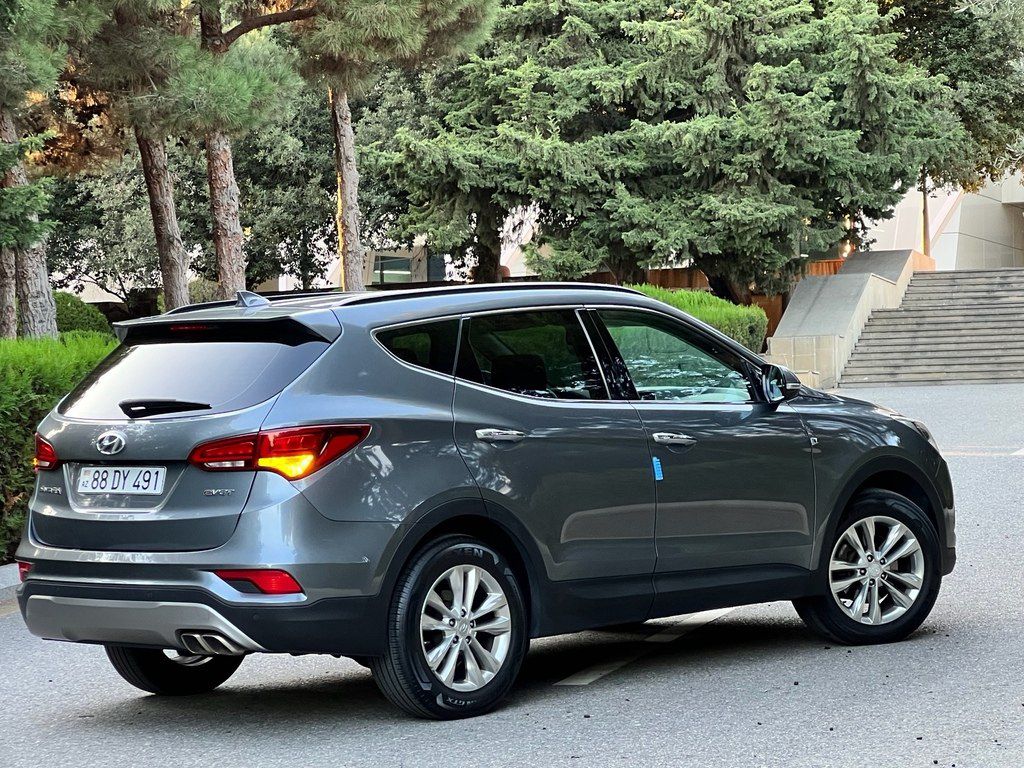 Hyundai Santa Fe, 2.0 L, 2016 il, 181 000 km 88-DY-491 — Avtomobillər, Bakı (4)