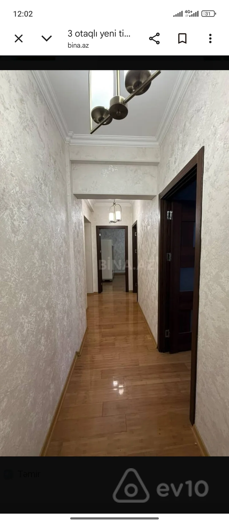 3 otaqlı mənzil, 90 m², Xırdalan — kirayə — Mənzil, Xırdalan (6)