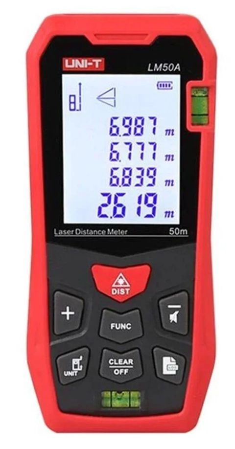 Unit LM50A 50m Lazer Ölçü Cihazı Yüksək dəqiqlikli, çoxfunksiyalı — Bakı