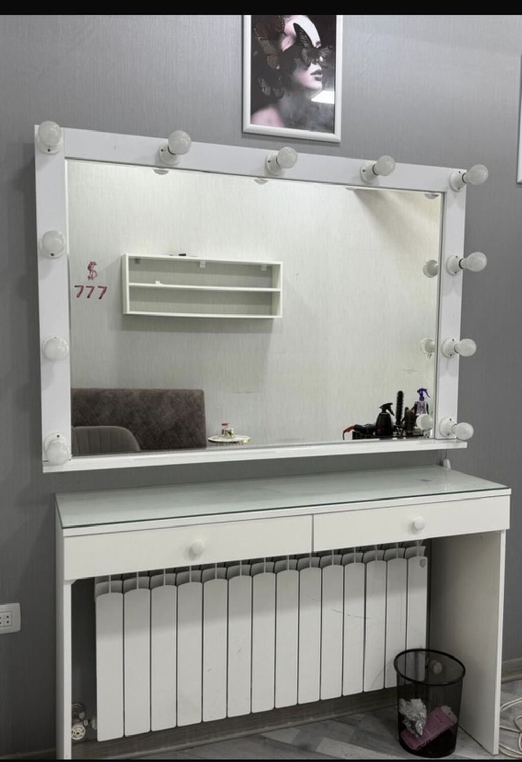 Satılır: Salon mebeli və uşaq beşiyi seti 1) Vizaj masası və güzgü — Salon mebeli, Bakı