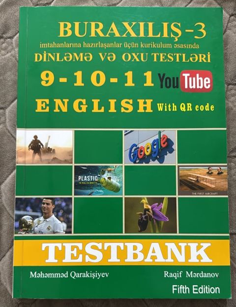 Məhsul: “BURAXILIŞ-3 – Dinləmə və Oxu Testləri (English) – 9, 10, 11 — Bakı