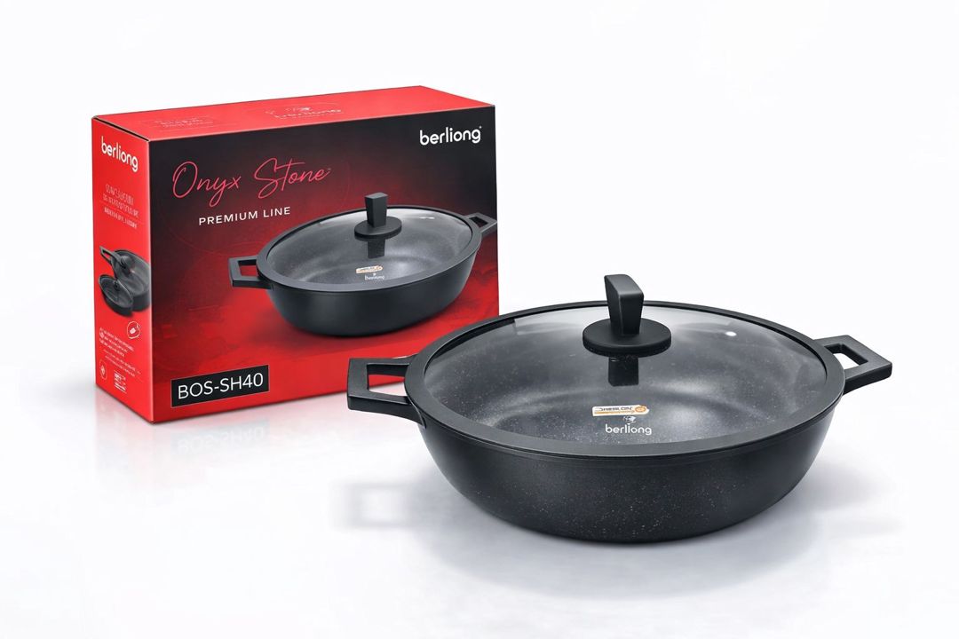 Tava Berliong 9660851, alüminium, qara, 36 sm — Mallar, Bakı