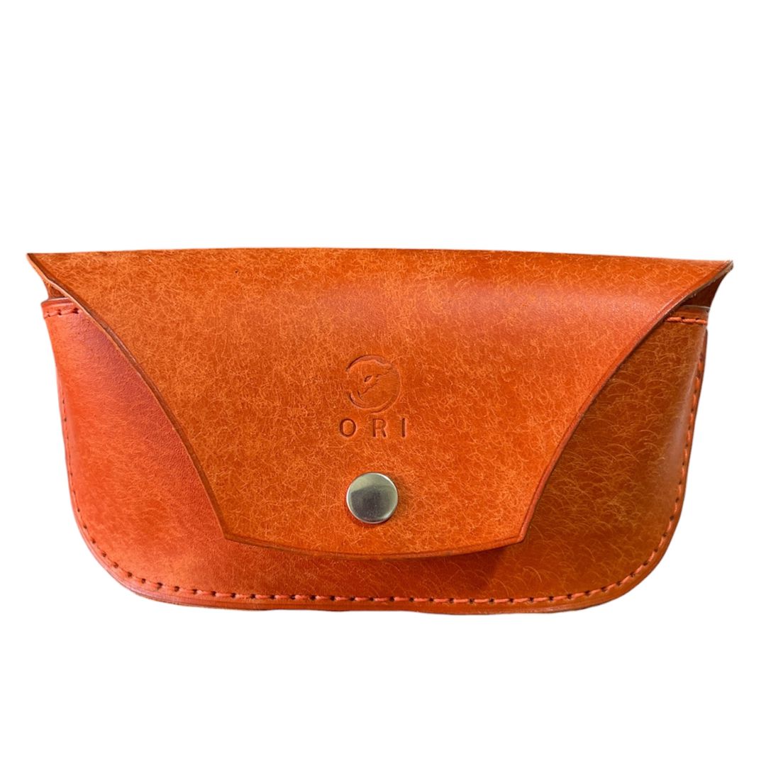 Futlyar eynək üçün ORI Leather OL-011, təbii dəri, 18x9.3 sm — Mallar, Bakı