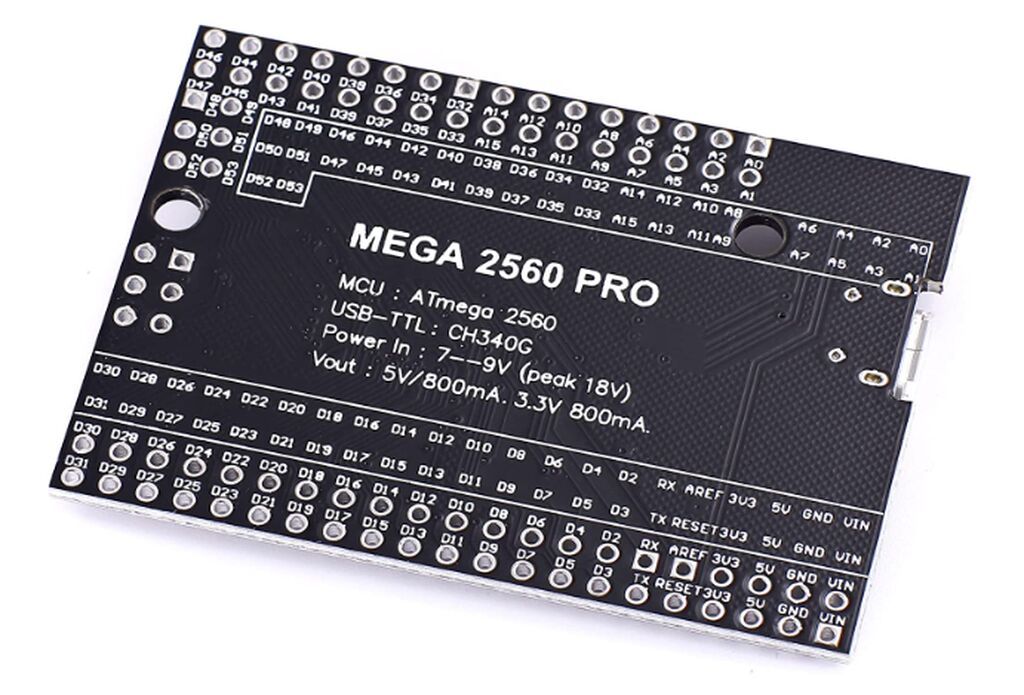 Arduino Mega 2560 PRO Embed (CH340G/ATmega2560) Kompakt ölçülü (38x55 — Ana platalar, Bakı (2)