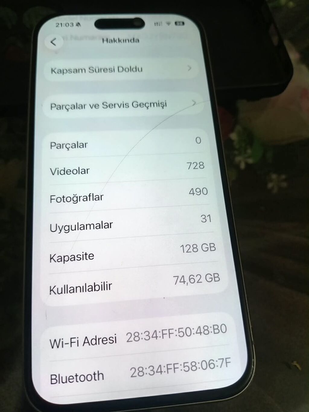 IPhone 15 Pro, Natural Titanium, Face ID — Apple iPhone, Xırdalan (5)