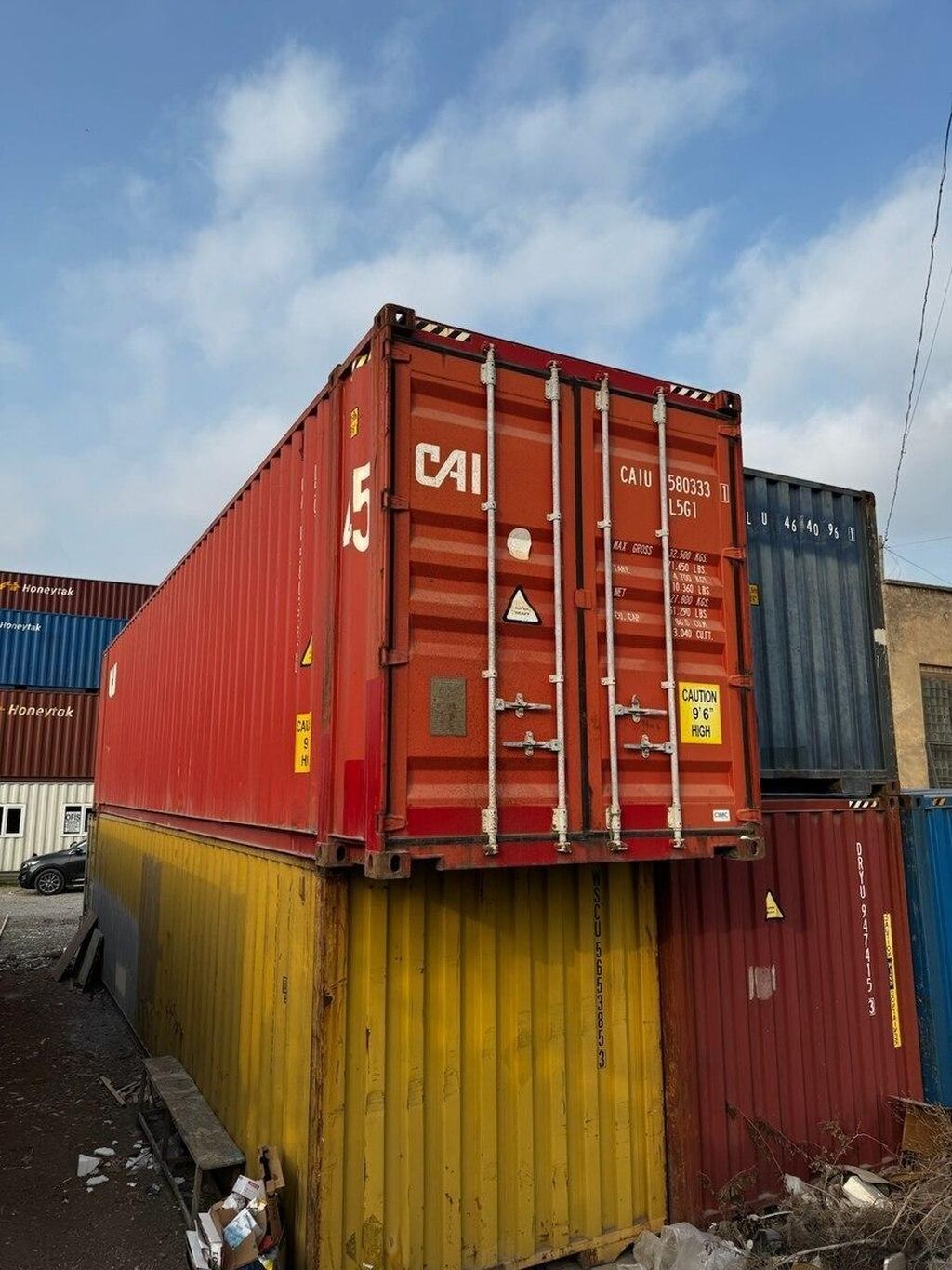 Konteyner Konteyner 45ft uzunluq 13.60 met Yaxşı veziyetde Şəhər — Hazır konstruksiyalar, Bakı (2)