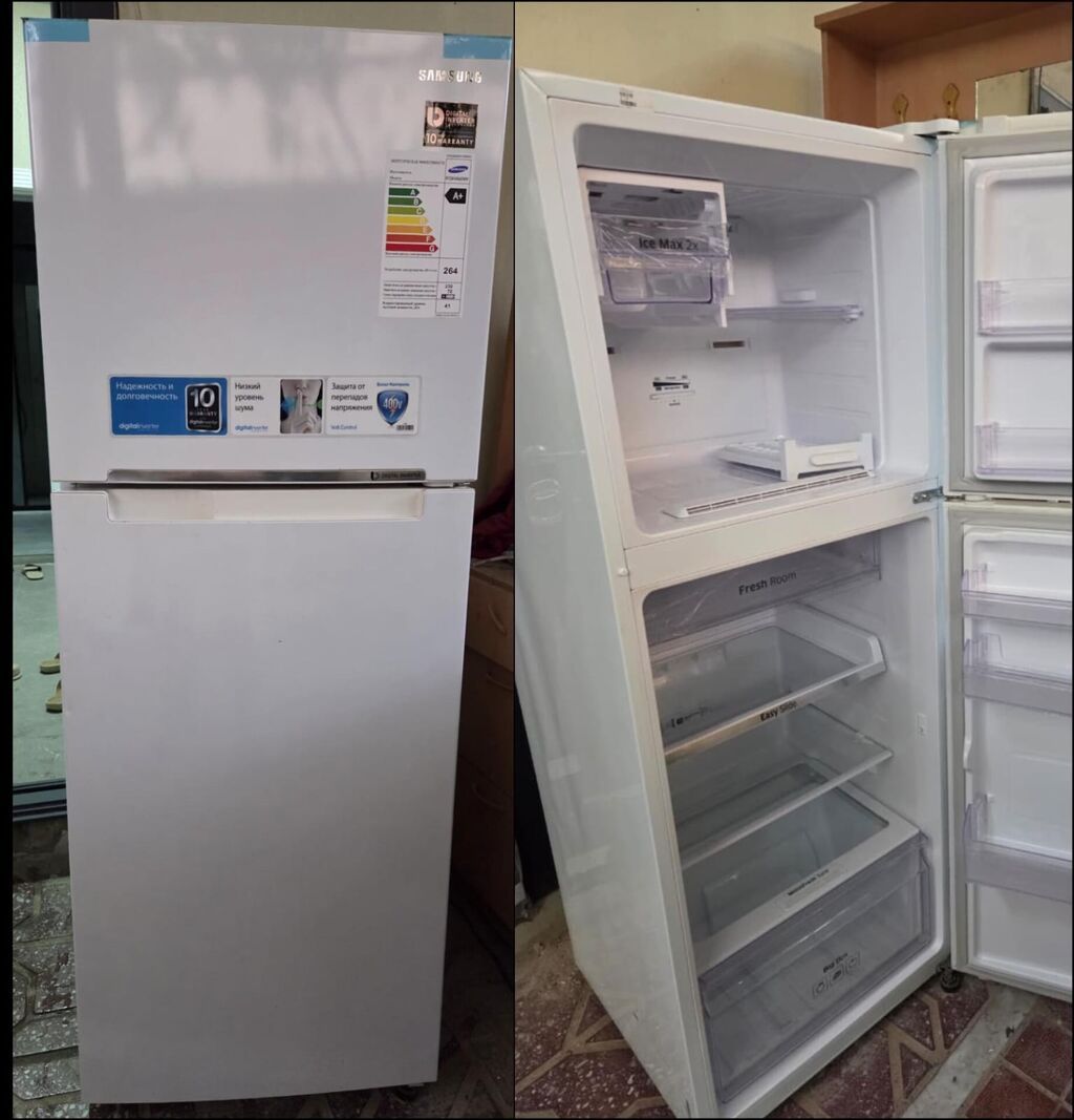 İşlənmiş 2 qapılı Samsung Soyuducu Satılır, rəng - Ağ — Soyuducular, Bakı