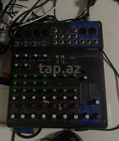 Yamaha MG10XU mikser – kompakt, çoxkanallı audio idarəetmə pulti — Bakı