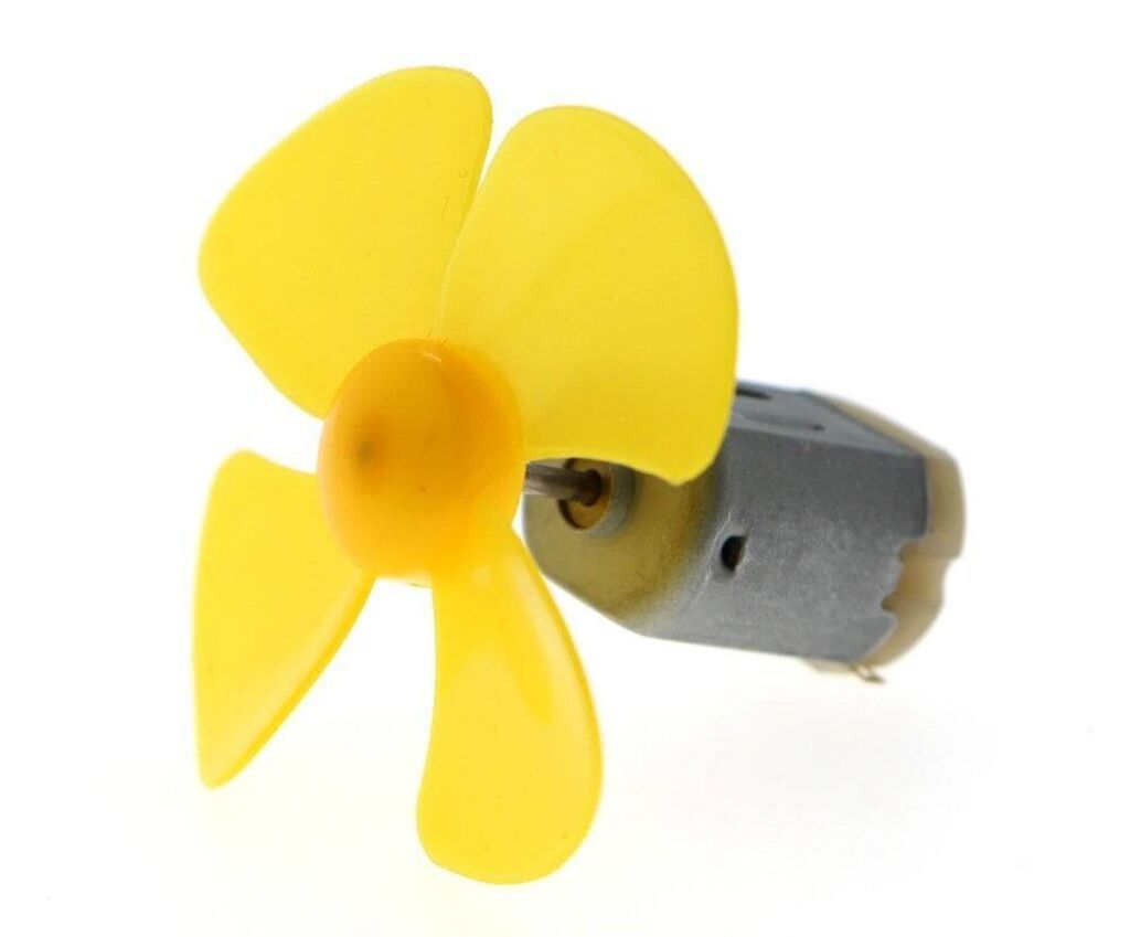 DC Motor və Sarı Pərvanə Dəsti 3–6 V 3–6 Volt aralığında işləyən DC — Mühərriklər, Bakı